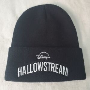 Disney+ Hallowstream Spellout Drive-in Event Apollo Black Beanie Promo Unisex
